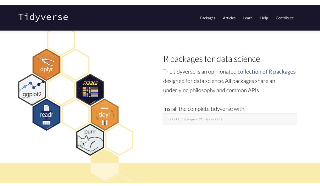 The tidyverse is a collection of R packages designed for data science